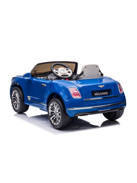 Bērnu Elektroauto Bentley Mulsanne Zils Krāsots