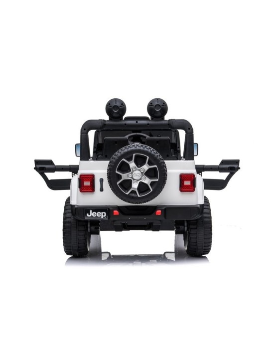 Elektriskais jāmamais Jeep Rubicon 4x4 Balts