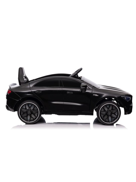 Bērnu Elektroauto Mercedes CLA 45s AMG Melns Krāsots 4x4