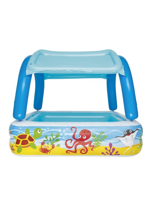 Bestway rotaļu baseins ar jumtu, 140x140x114 cm, zils, 52192
