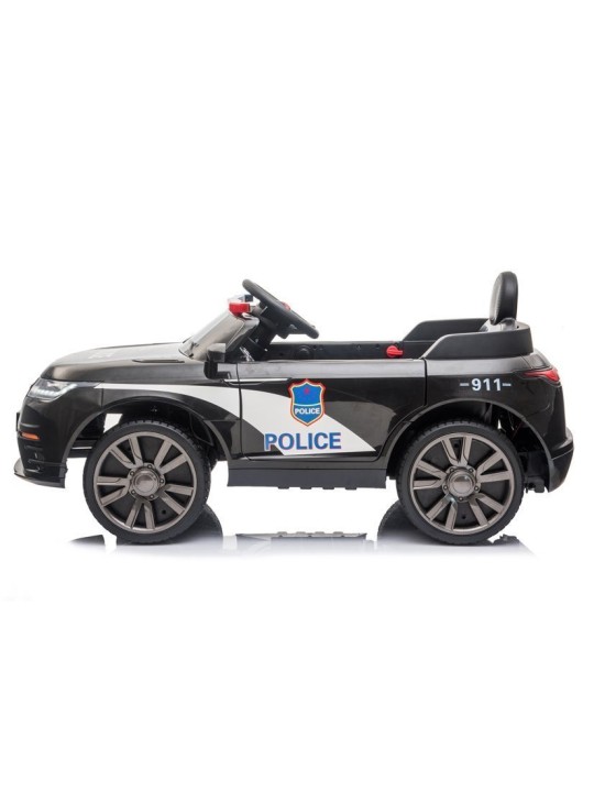 Bērnu Elektroauto BLT-201 Policija Melns