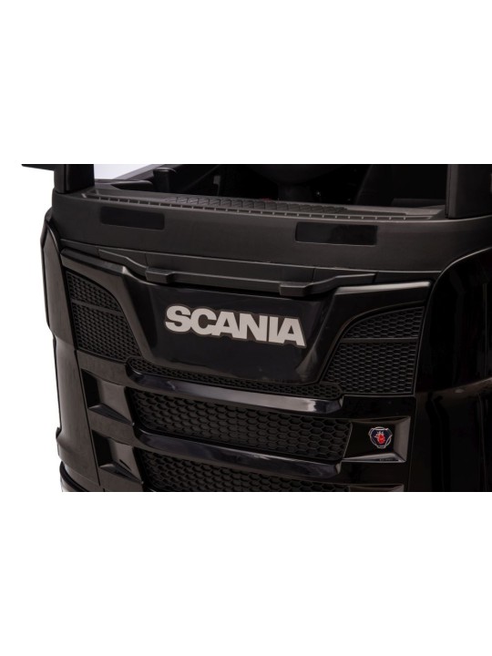 Scania 500R HL698 Elektroauto Bērniem Melns Krāsots 4x4