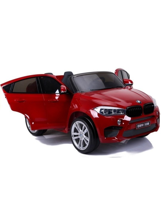 BMW X6M Sarkans Elektroauto Bērniem