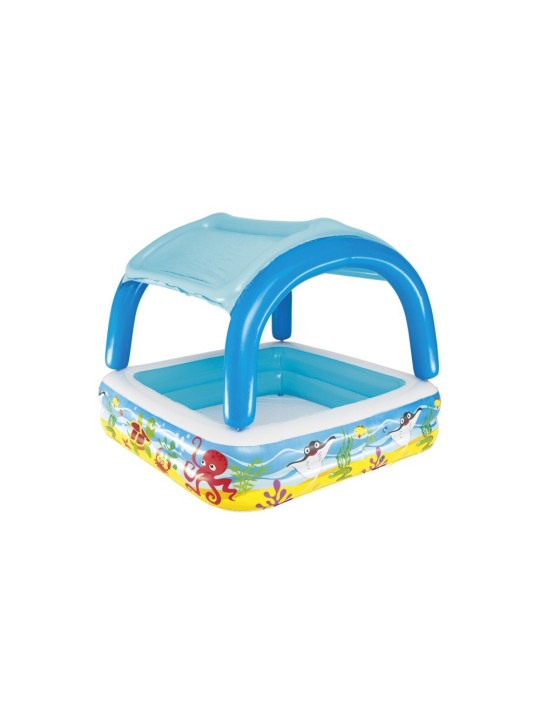 Bestway rotaļu baseins ar jumtu, 140x140x114 cm, zils, 52192