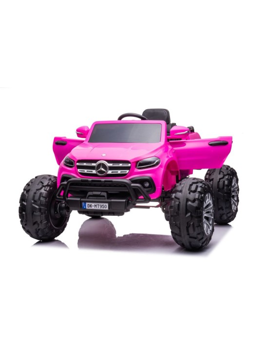 Elektriskais jāmamais Mercedes DK-MT950 Barbie Rozā