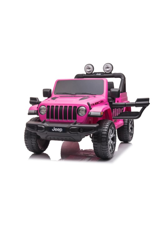 Elektriskais jāmamais Jeep Wrangler Rubicon DK-JWR555 Rozā