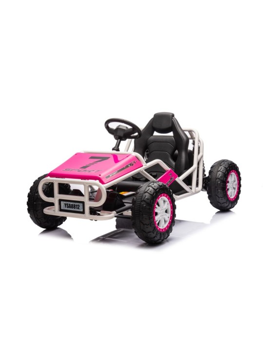 Elektriskais Buggy Bērniem A8812 Rozā 24V