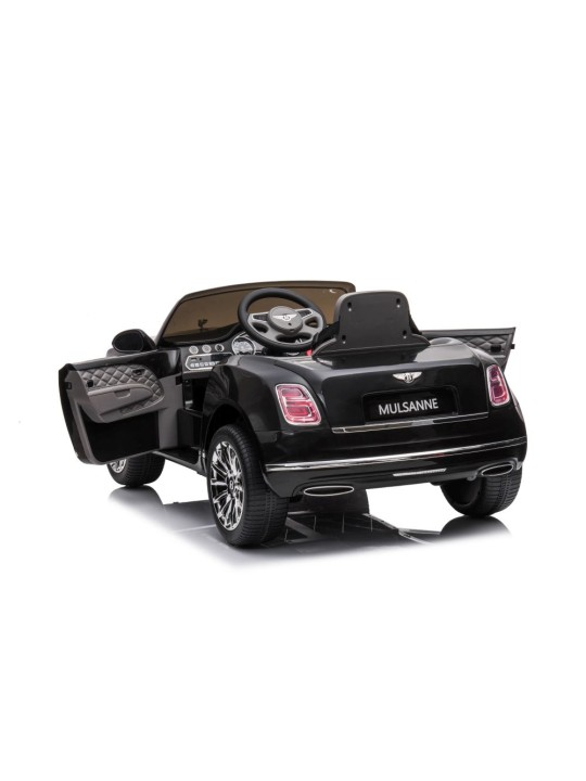 Bērnu Elektroauto Bentley Mulsanne Melns Krāsots