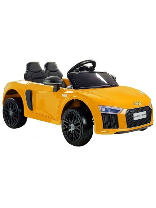 Audi R8 Spyder Dzeltens Bērnu Elektroauto
