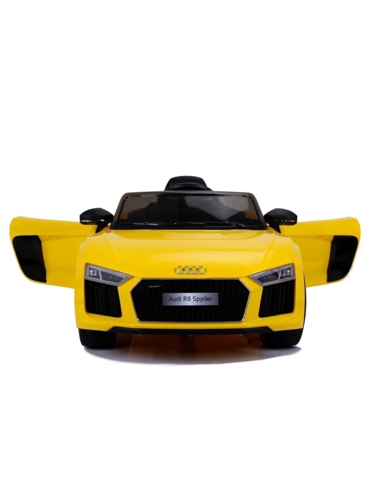 Liels Audi R8 Bērnu Elektroauto JJ2198 Dzeltens