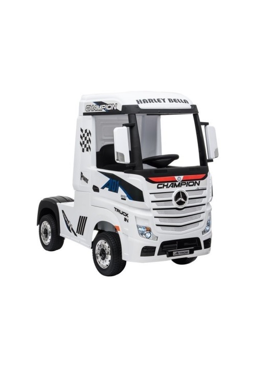 Mercedes Actros Bērnu Elektroauto Balts