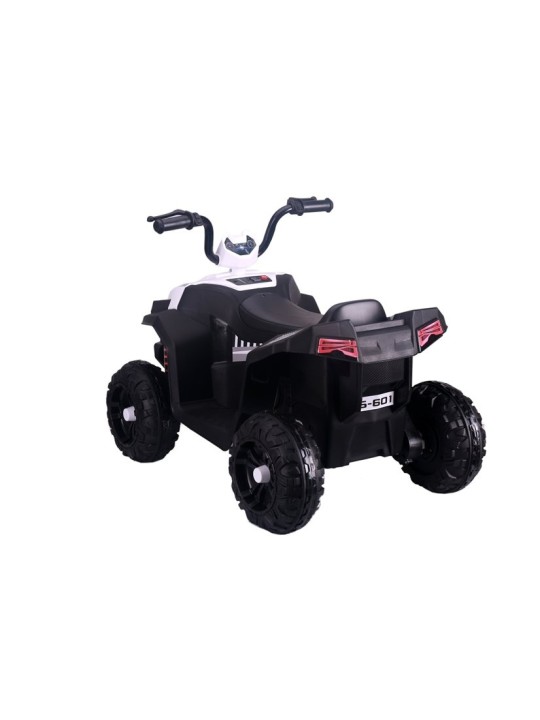 S601 Balts Elektriskais jāmamais Quad bērniem