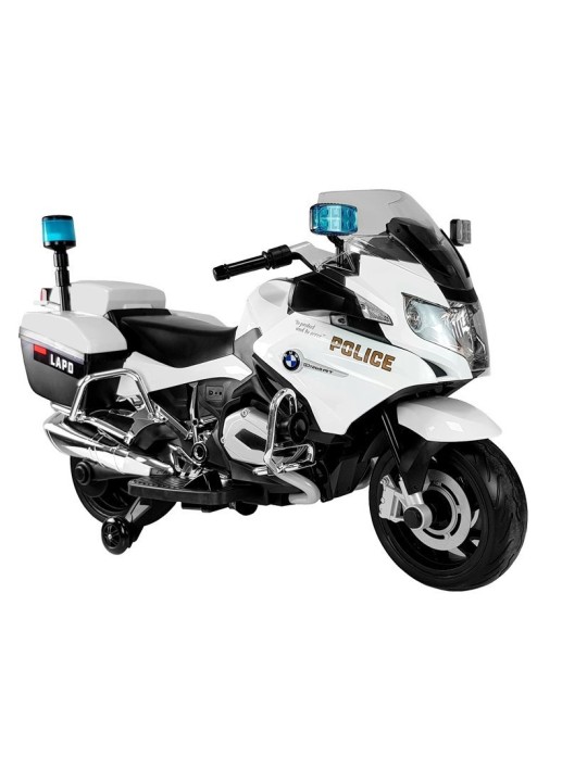 BMW Policijas Elektriskais motocikls Balts