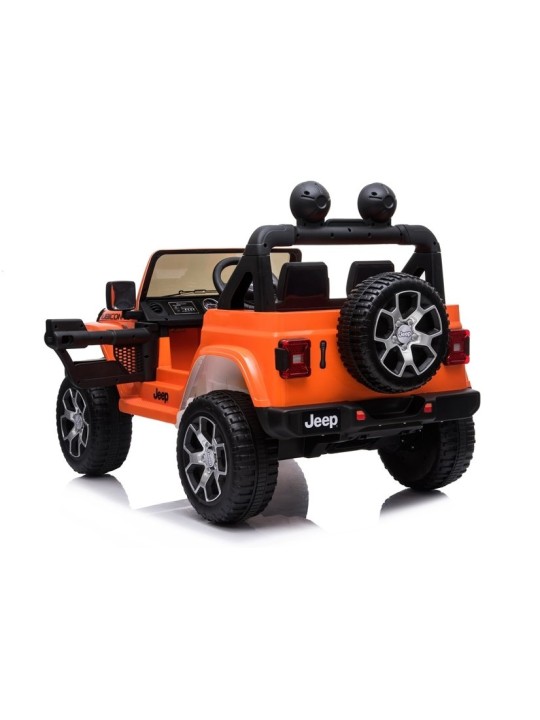 Elektriskais jāmamais Jeep Rubicon 4x4 Oranžs