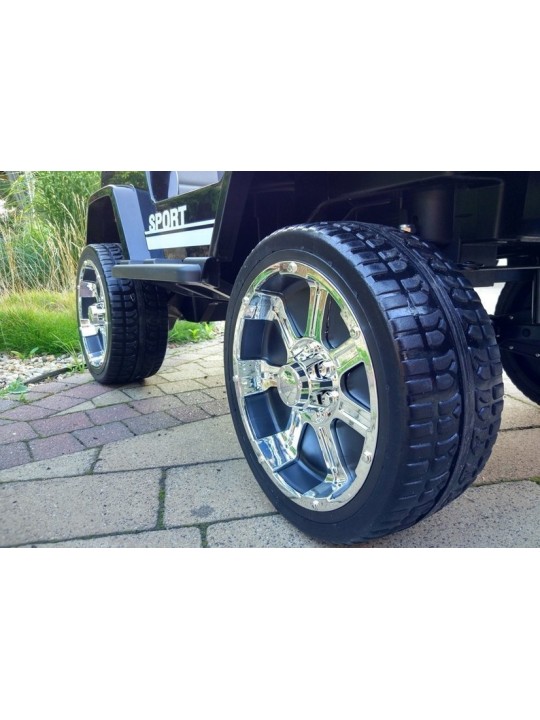 Bērnu Elektroauto S2388 Jeep Melns 4x45W