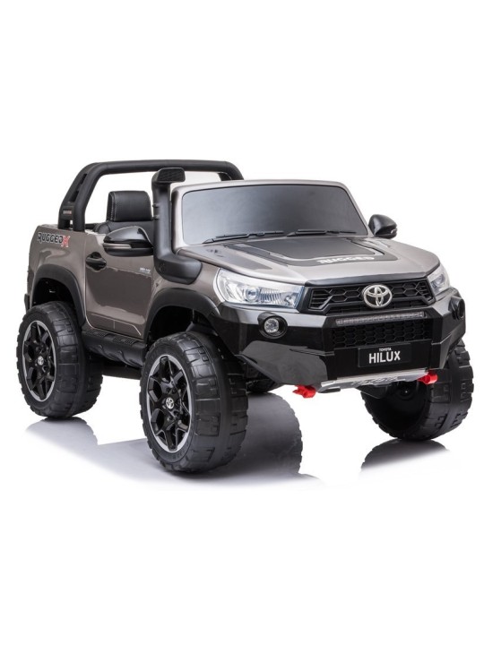 Bērnu Elektroauto rotaļlietu Hilux Sudraba Krāsots