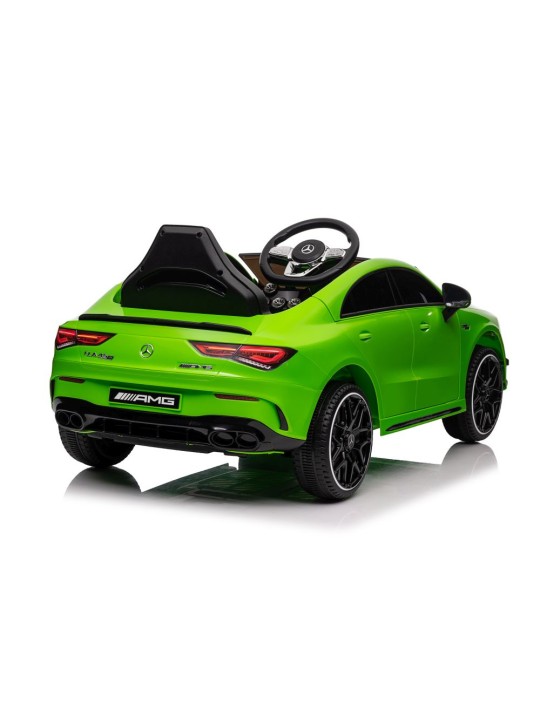 Bērnu Elektroauto Mercedes CLA 45s AMG Zaļš 4x4