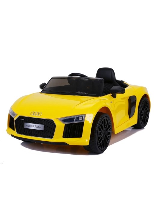 Liels Audi R8 Bērnu Elektroauto JJ2198 Dzeltens