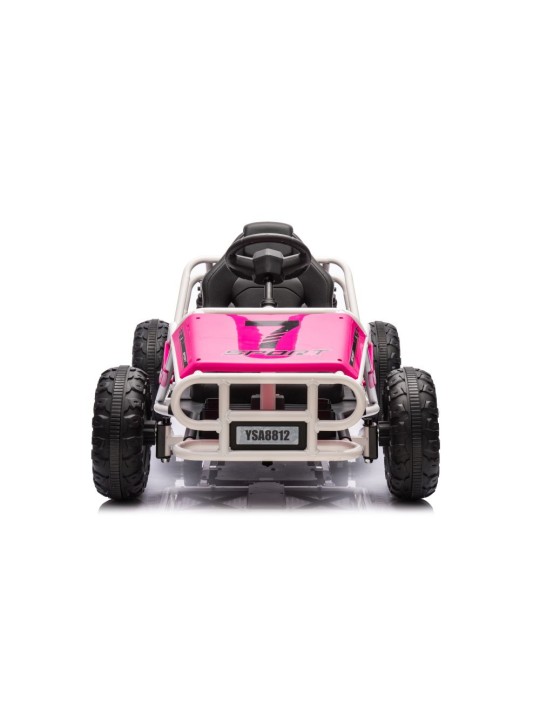 Elektriskais Buggy Bērniem A8812 Rozā 24V