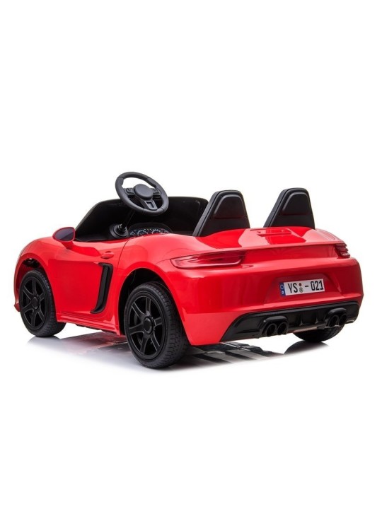 YSA021A Bērnu Elektroauto Sarkans Krāsots