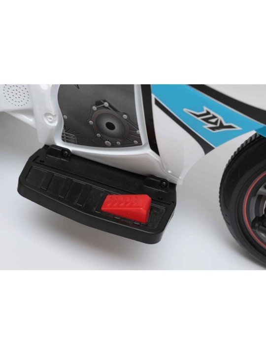 Elektriskais jāmamais Policijas motocikls bērniem GTM5588 Zils