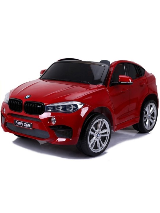 BMW X6M Sarkans Elektroauto Bērniem