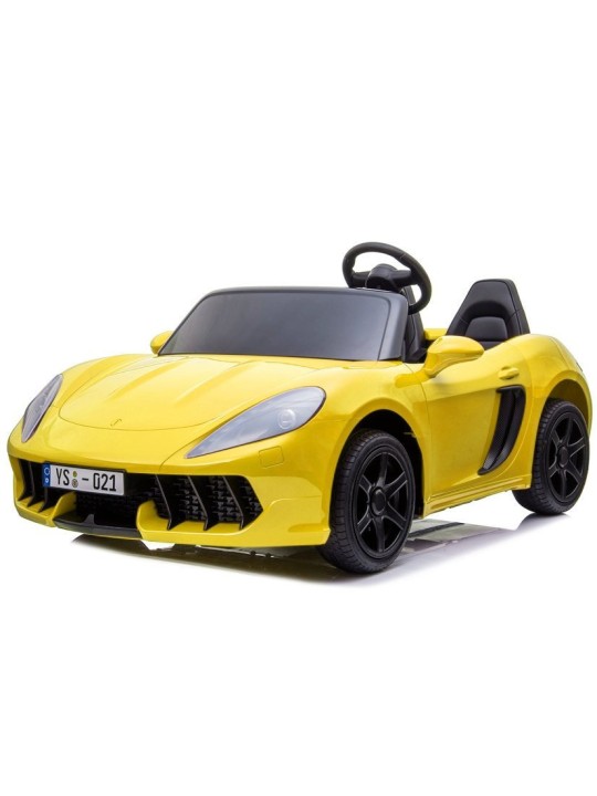 YSA021A Bērnu Elektroauto Dzeltens Krāsots