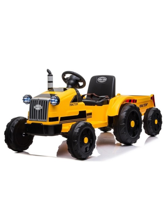 Elektriskais jāmamais traktors bērniem CH9959 Dzeltens