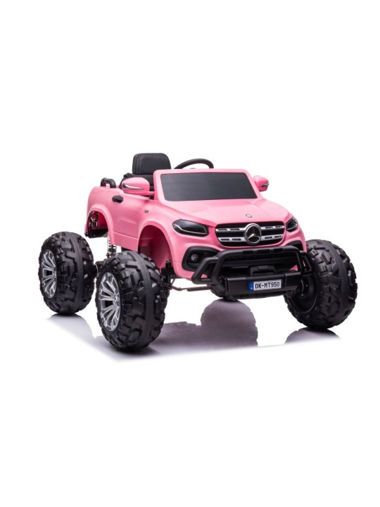 Elektriskais jāmamais Mercedes DK-MT950 4x4 Gaišs Rozā