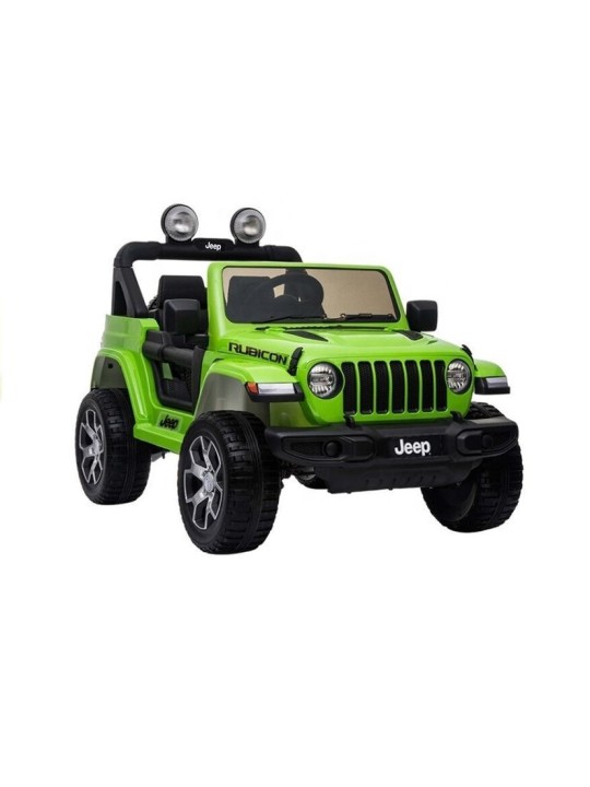 Elektriskais jāmamais Jeep Rubicon 4x4 Zaļš