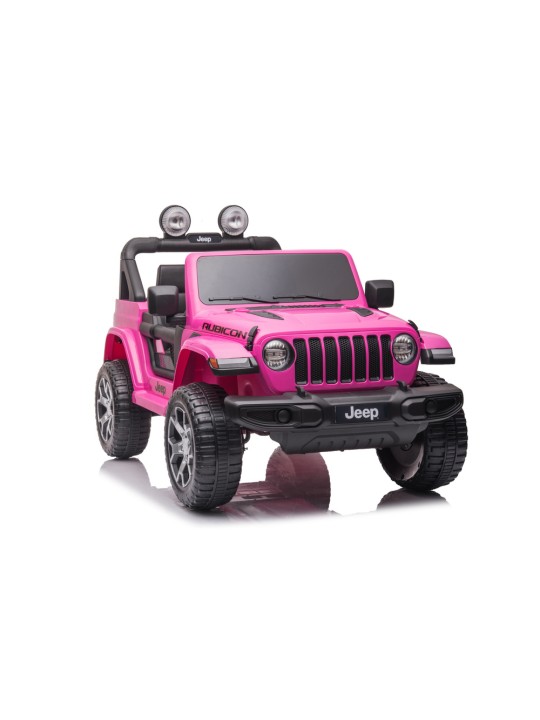 Elektriskais jāmamais Jeep Wrangler Rubicon DK-JWR555 Rozā