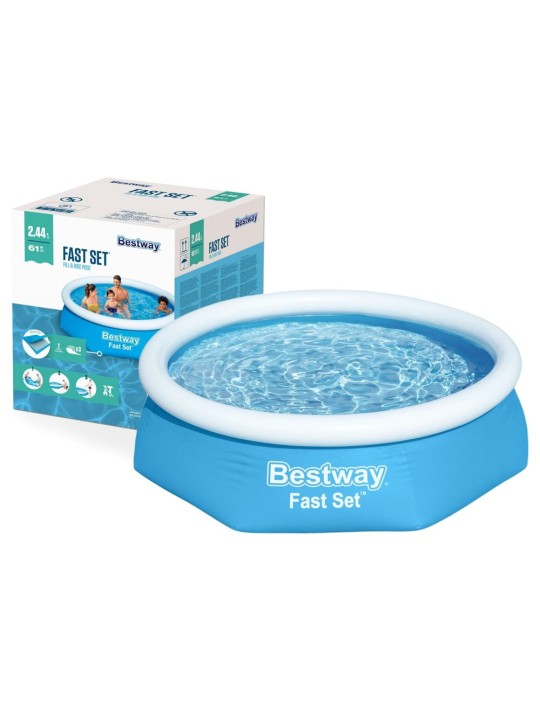 Bestway Fast Set piepūšamais baseins, apaļš, 244x66 cm, 57265