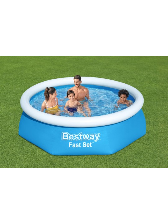 Bestway Fast Set piepūšamais baseins, apaļš, 244x66 cm, 57265