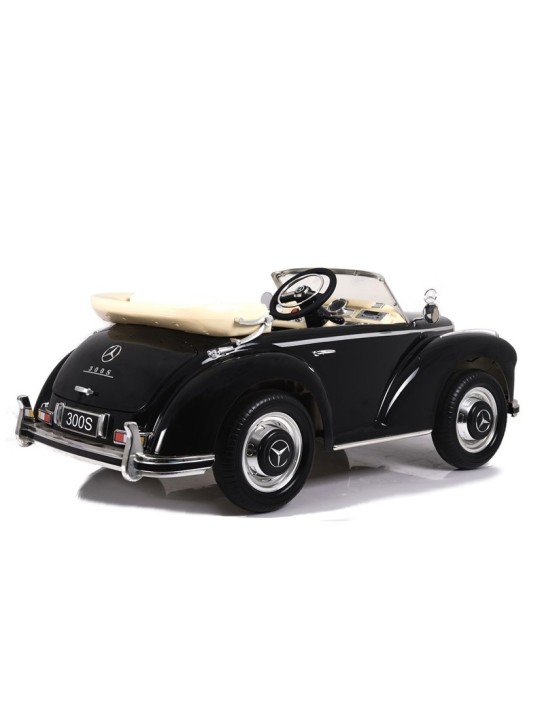 LS-618 Mercedes 300S Melns Bērnu Elektroauto