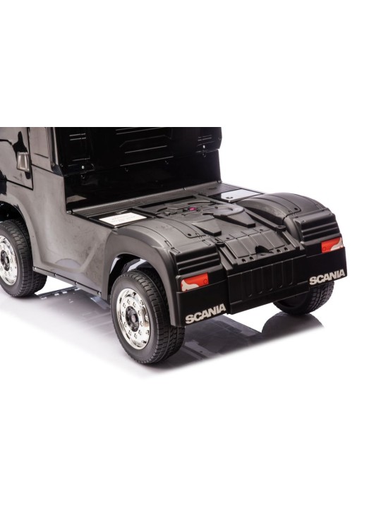 Scania 500R HL698 Elektroauto Bērniem Melns Krāsots 4x4