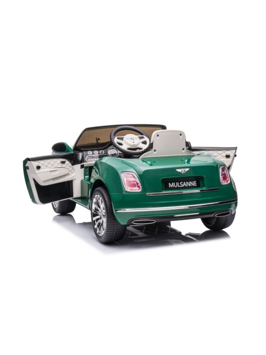 Bērnu Elektroauto Bentley Mulsanne Zaļš Krāsots