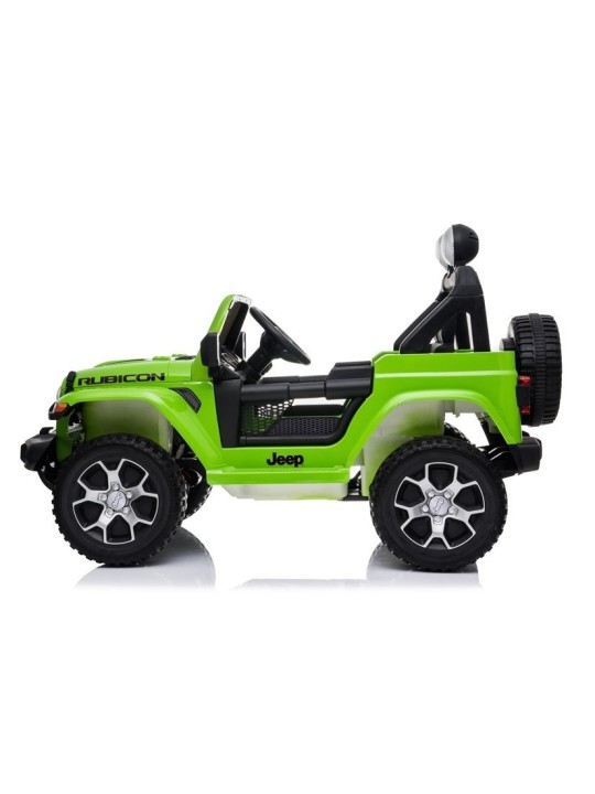 Elektriskais jāmamais Jeep Rubicon 4x4 Zaļš