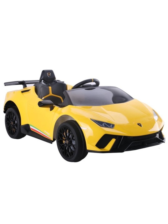 Bērnu Elektroauto Lamborghini Huracan Dzeltens
