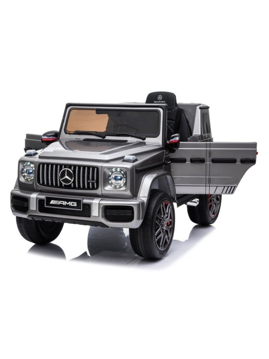 Mercedes G63 AMG Bērnu Elektroauto – Sudraba