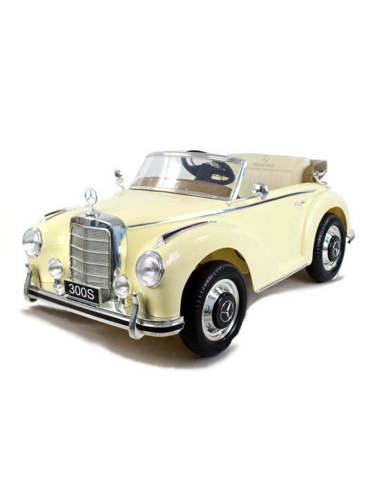 LS-618 Mercedes 300S Bēšs Bērnu Elektroauto