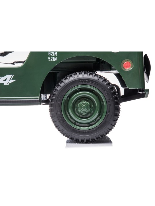 Bērnu Elektroauto JH-103 Armijas Zaļš 4x4