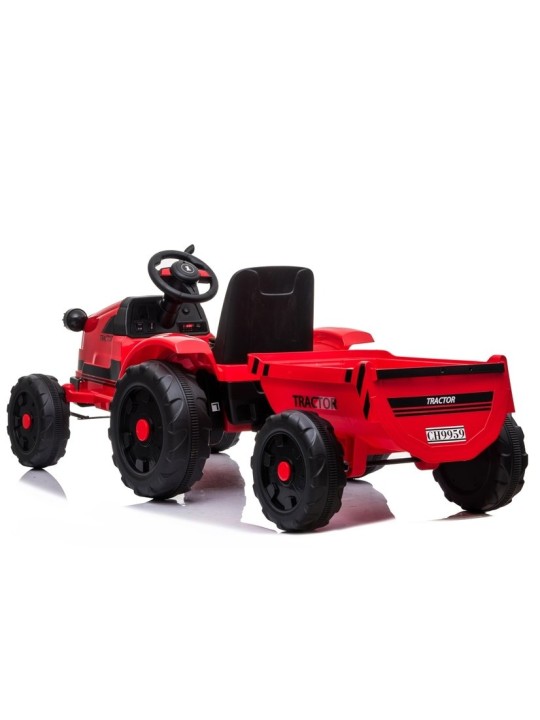 Elektriskais jāmamais traktors bērniem CH9959 Sarkans