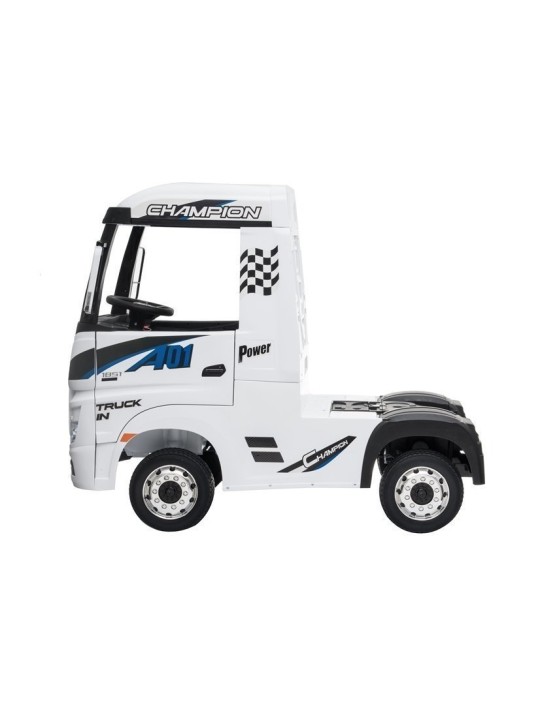 Mercedes Actros Bērnu Elektroauto Balts