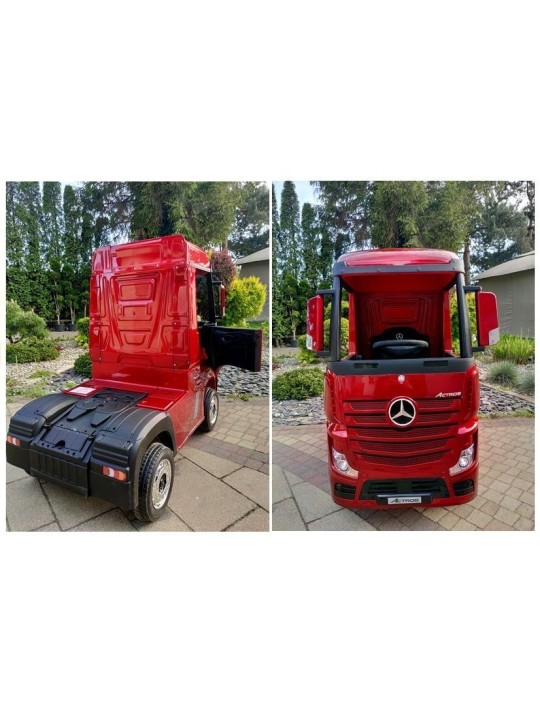 Bērnu Elektroauto Mercedes Actros Sarkans