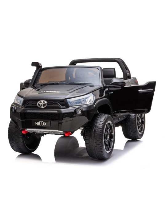 Bērnu Elektroauto rotaļlietu Hilux Melns Krāsots