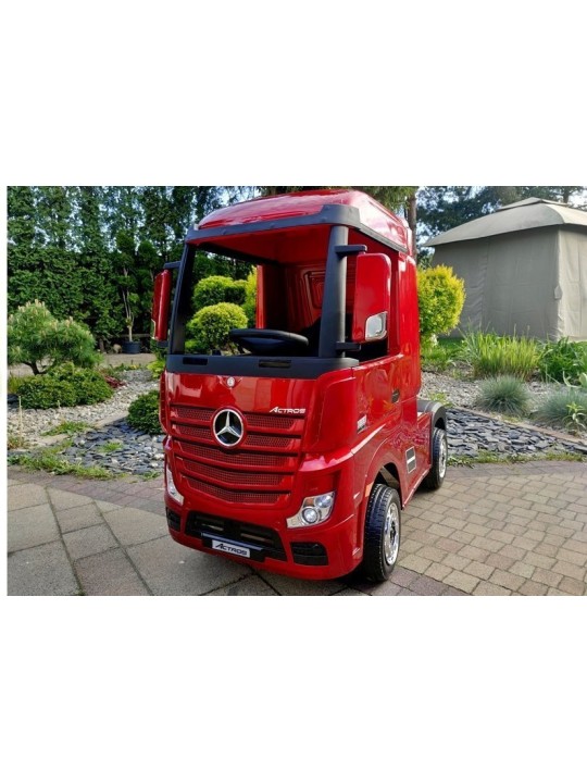 Bērnu Elektroauto Mercedes Actros Sarkans
