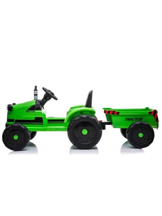 Elektriskais jāmamais traktors bērniem CH9959 Zaļš