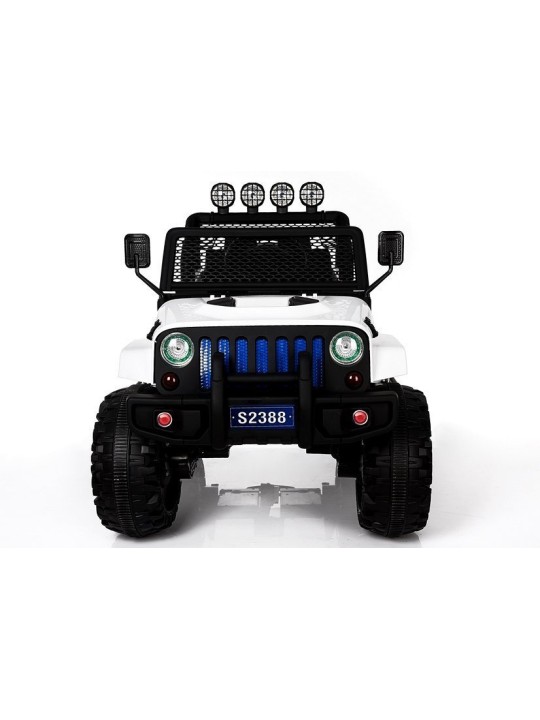 Bērnu Elektroauto S2388 Jeep Balts 4x45W