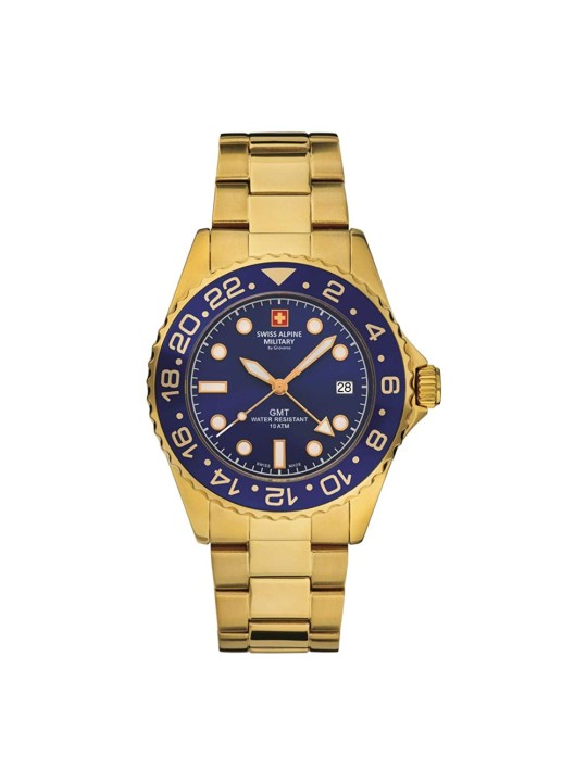 Swiss Alpine Military GMT 7052.1115SAM Vīriešu Rokas Pulkstenis