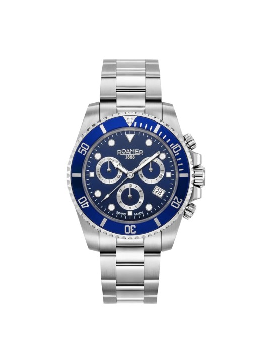 Roamer Deep Sea 100 851837414520 Vīriešu Rokas Pulkstenis Chronograph